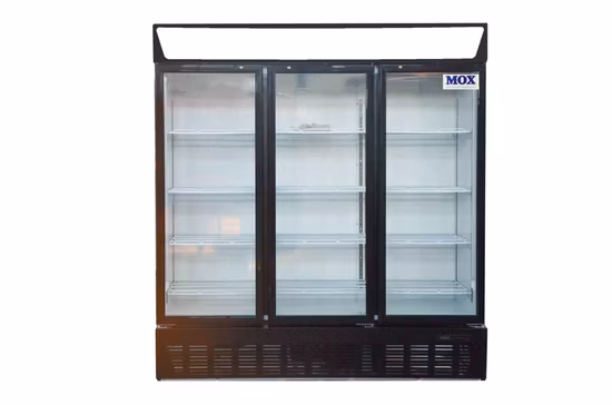 700L 冷たい飲み物ディスプレイ冷蔵庫商業垂直ビールクーラー二重ガラスドアクーラー